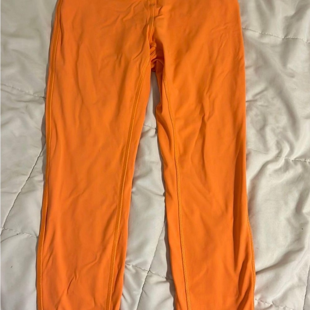 lululemon athletica Orange Leggings